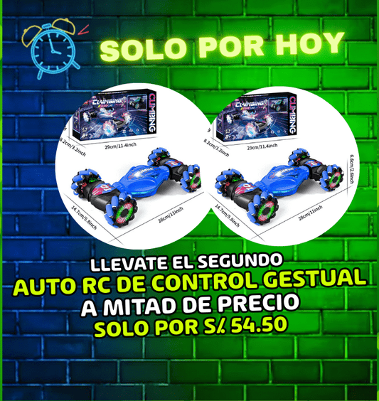 OFERTA SEGUNDA UNIDAD DE AUTO RC CONTROL GESTUAL